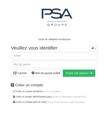 Groupe PSA (Citroen DS Peugeot Opel)